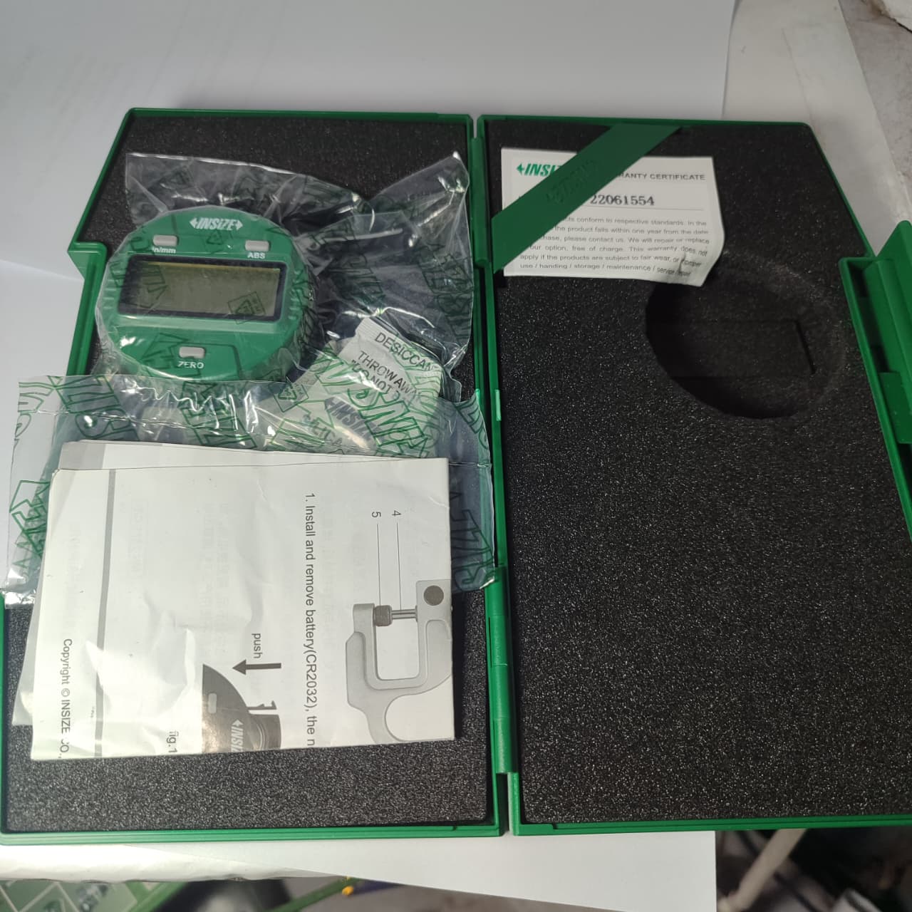 Leather Thickness gauge INSIZE 2871-10 (0-10mm) Digital Thickness Gage in Pakistan thumbnail 5