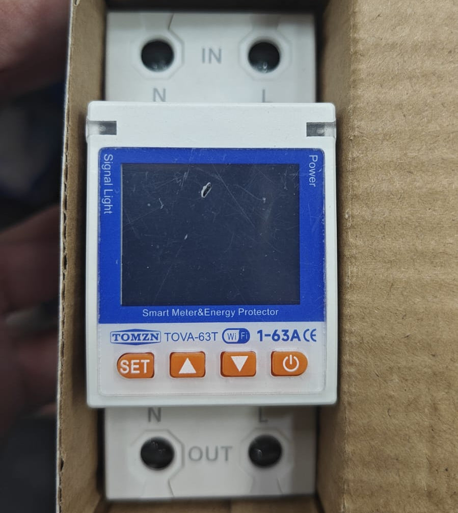 TOMZEN TOVA-63T (WiFi) Smar Meter & Energy Protector in Pakistan thumbnail 2