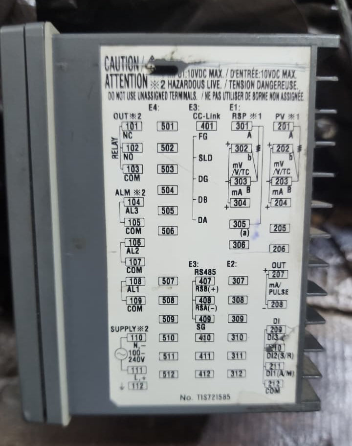 YOKOGAWA PV UT55A TEMPERATURE CONTROLLER in Pakistan thumbnail 2