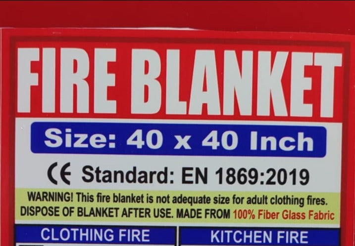 FIRE BLANKET EN 1869:2019 Size: 40 x 40-Inch in Pakistan thumbnail 2