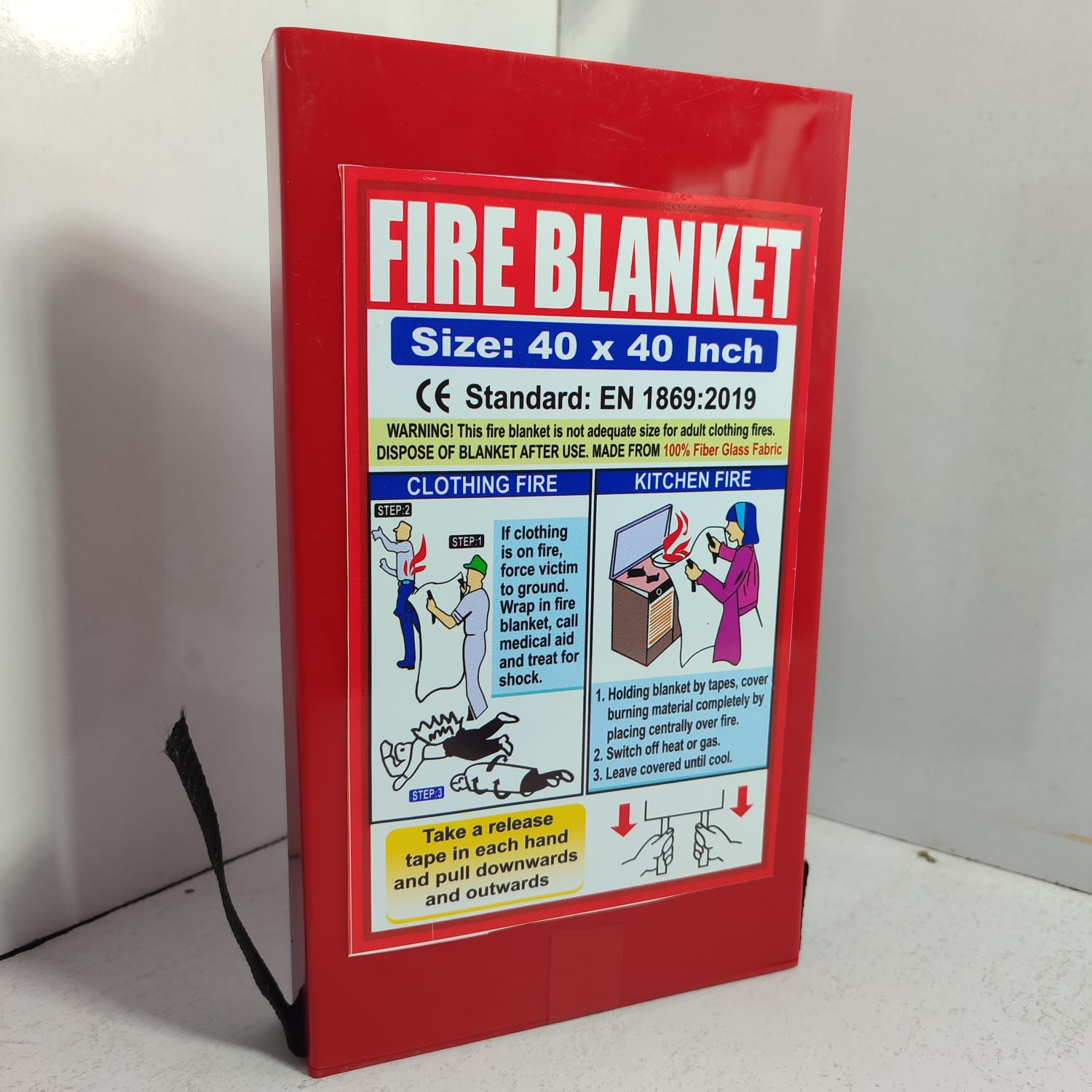 FIRE BLANKET EN 1869:2019 Size: 40 x 40-Inch in Pakistan thumbnail 4