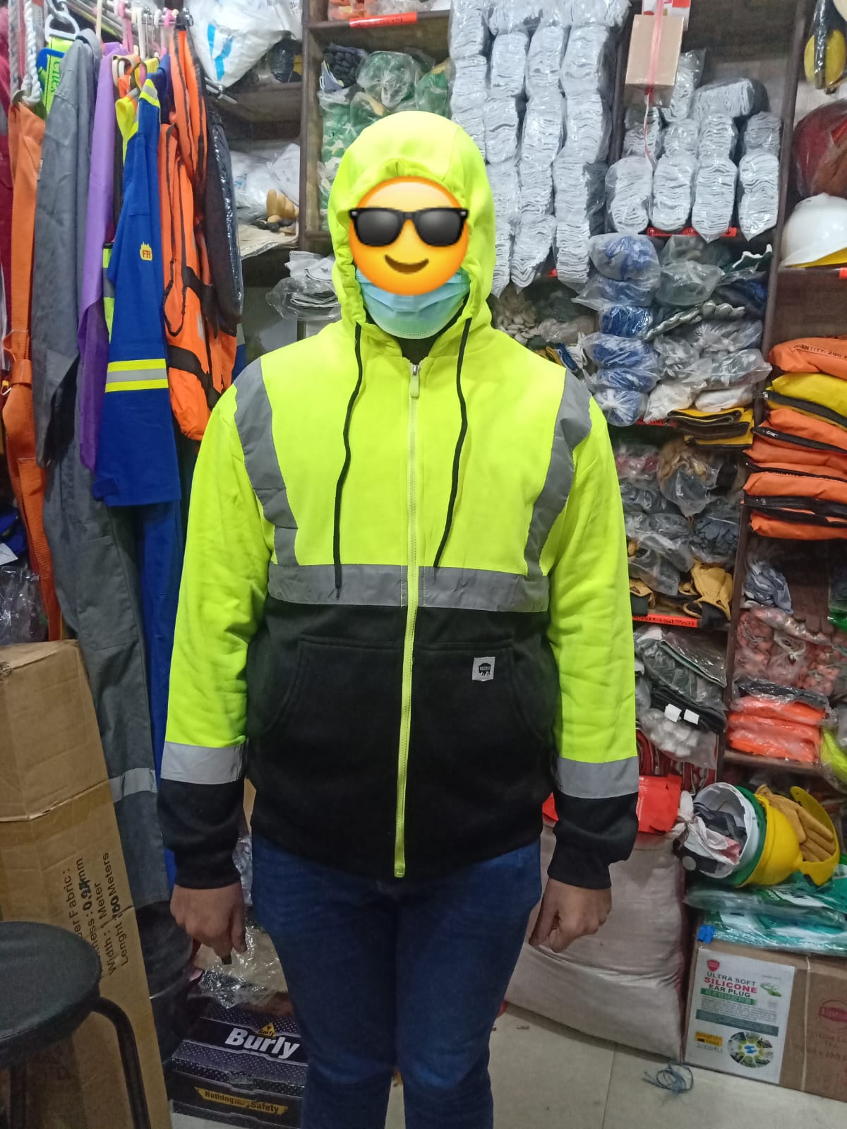 High Reflective Safety work Jacket in Pakistan thumbnail 8