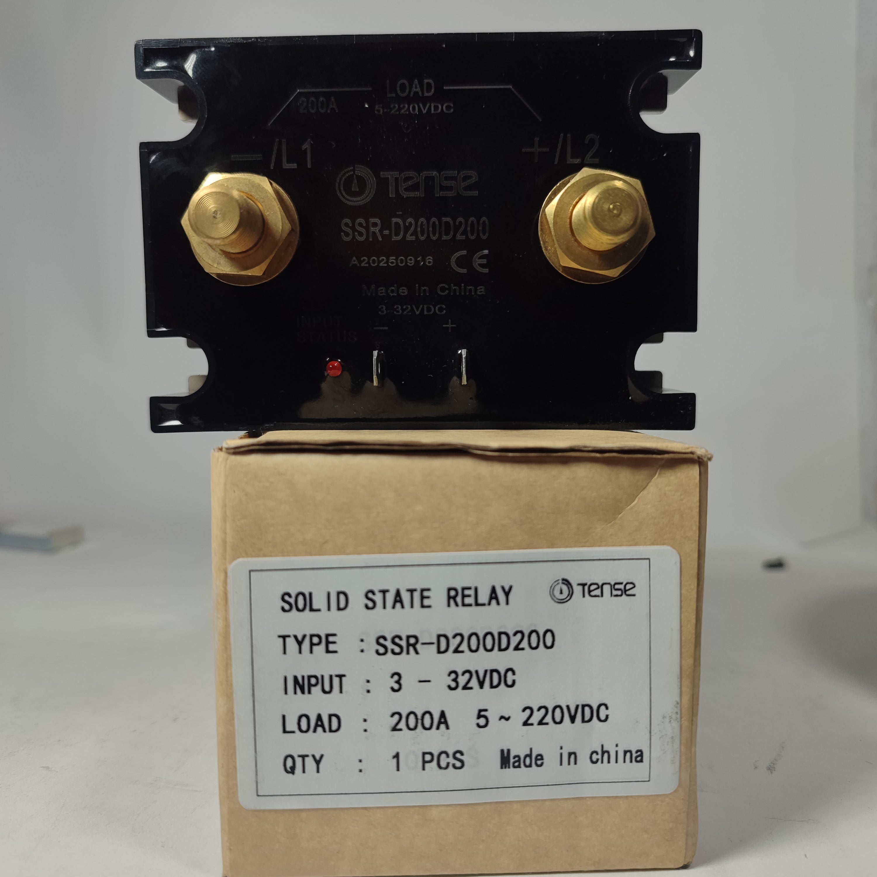 Tense SSR‑D200D200 Solid State Relay 200A, 5–220VDC in  Pakistan
