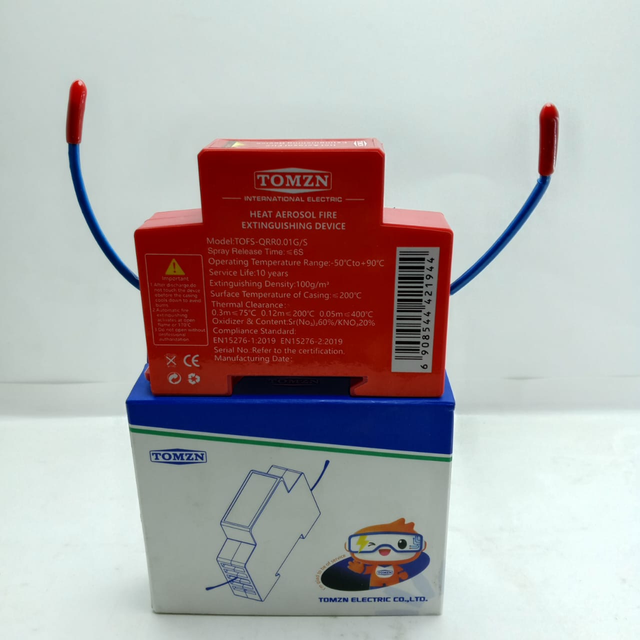 TOMZN TOFS-QRR0.01G/S Heat Aerosol Fire Extinguishing Device in Pakistan thumbnail 4
