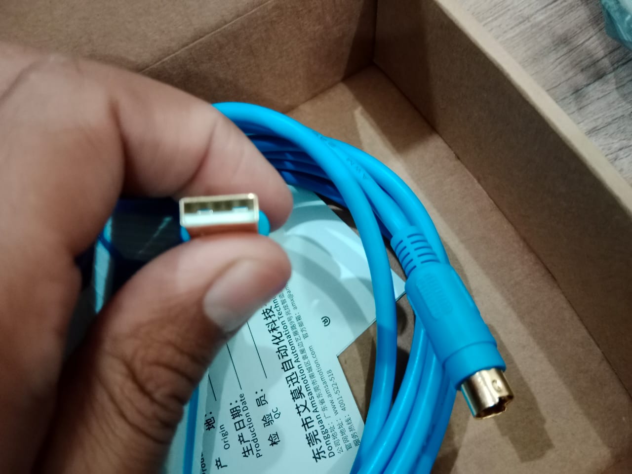 AMSAMOTION TSXPCX3030-C Schneider Twido PLC Programming Cable in Pakistan thumbnail 5