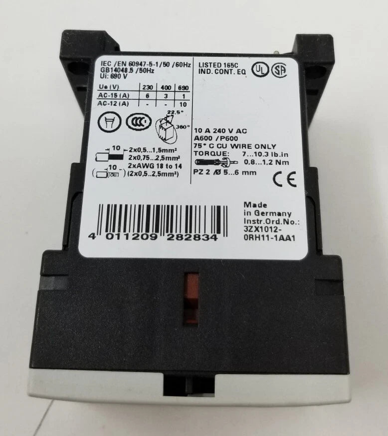 SIEMENS 3RH1122-1BF40 Contact Relay in Pakistan thumbnail 3