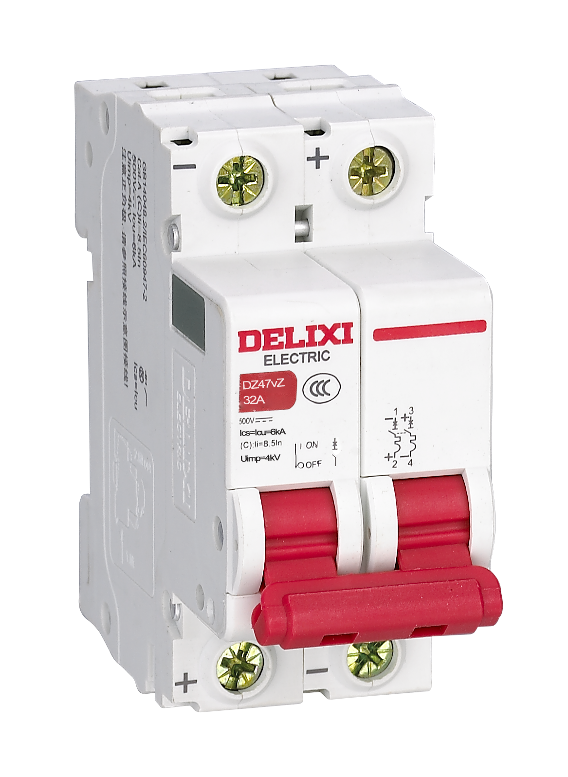 DELIXI ELECTRIC DC-DZ47SZ2C16A Miniature Circuit Breaker in Pakistan - 2 / 32A