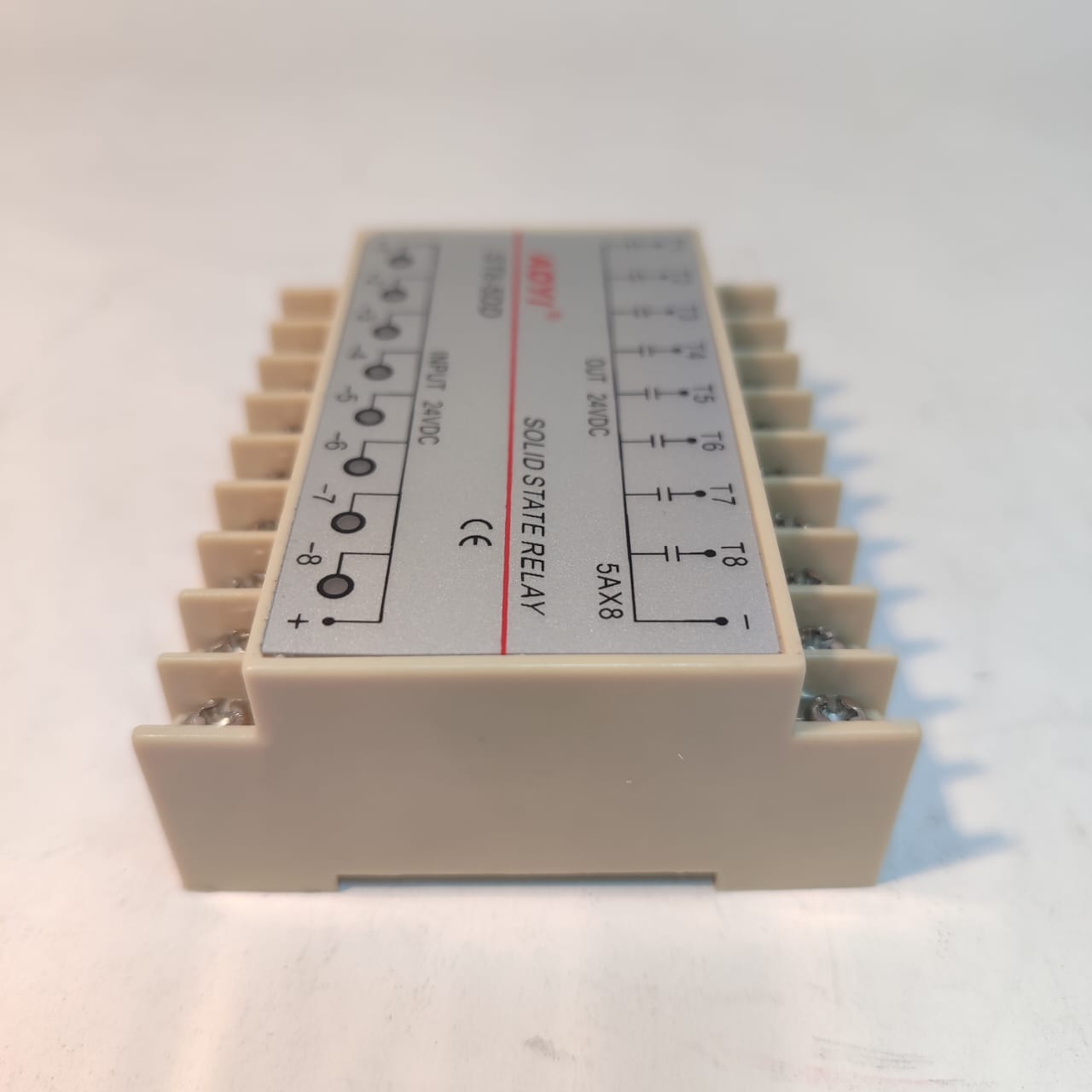 AOYI ST8-5DD 8-Channel 24V DC Solid State Relay, 5A x 8 in Pakistan thumbnail 2