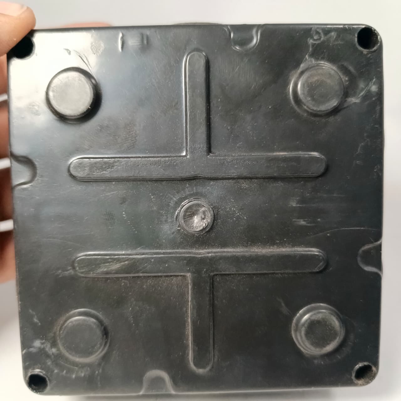IP65 PVC Junction Box 100×100×75 mm  Black in Pakistan thumbnail 2