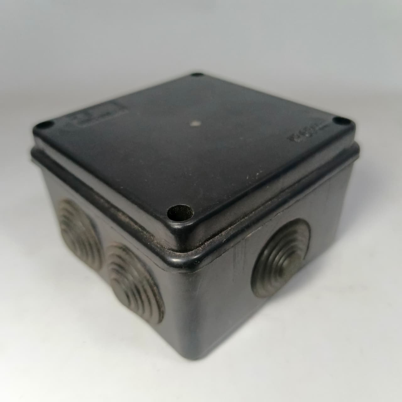 IP65 PVC Junction Box 100×100×75 mm  Black in Pakistan thumbnail 3
