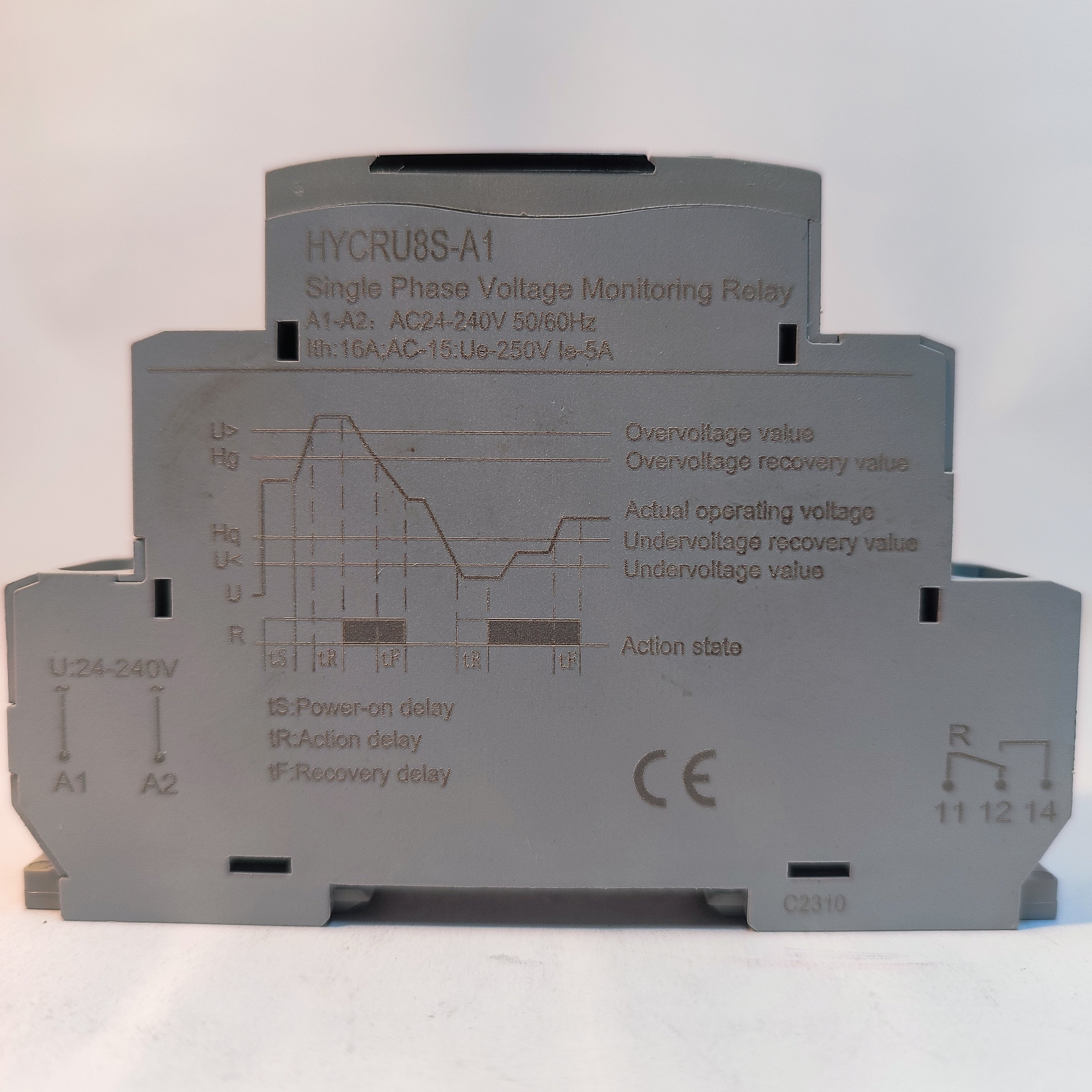 HYCRU8S‑A1 Single‑Phase Voltage Monitoring Relay in Pakistan thumbnail 5
