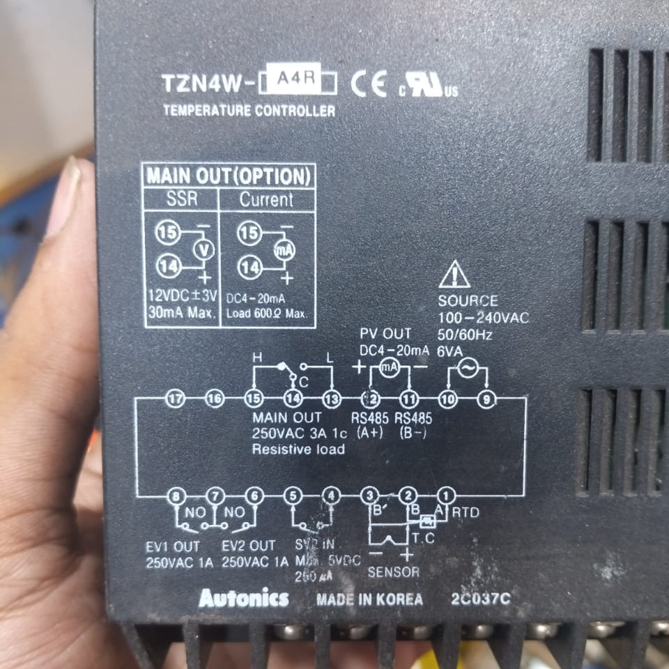 Autonics TZN4W Dual Display PID Temperature Controller (48x48mm) in Pakistan thumbnail 2