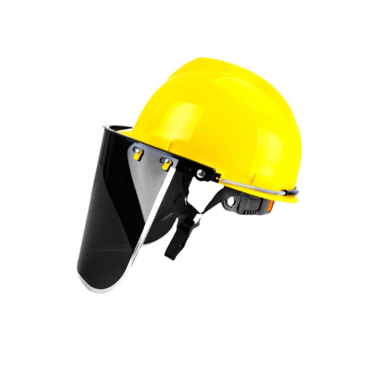 BLUE EAGLE 1BT Safety Helmet (Yellow Hat) with FC48G3 Green Visor in Pakistan thumbnail 2