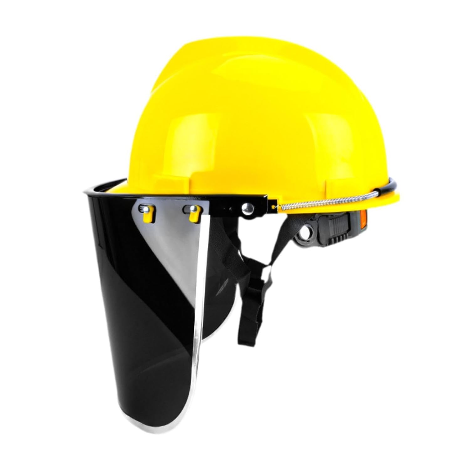BLUE EAGLE 1BT Safety Helmet (Yellow Hat) with FC48G3 Green Visor in Pakistan thumbnail 4