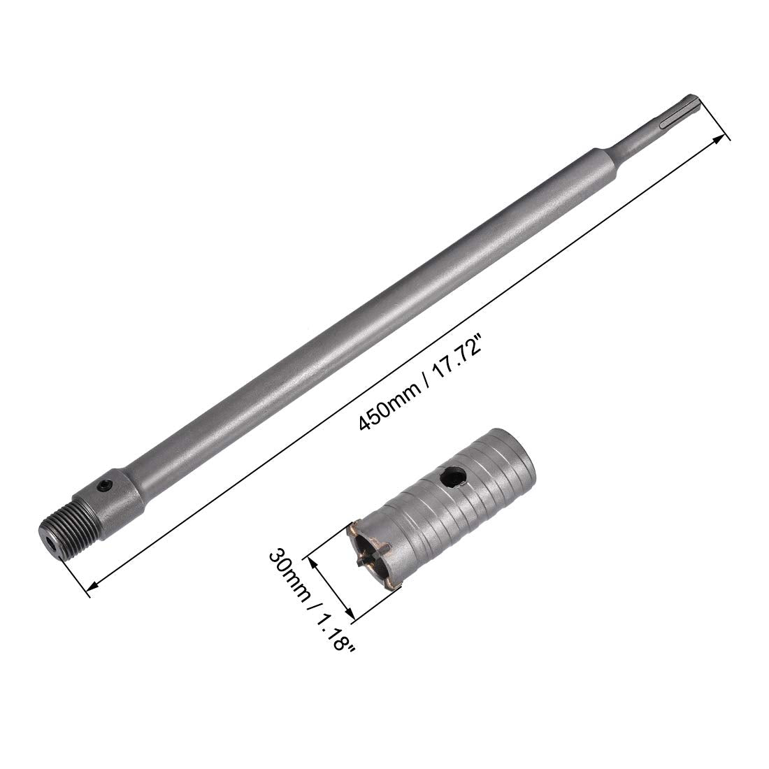 Wall Hole 30mm Drill Bit Set in Pakistan - 100mm thumbnail 3
