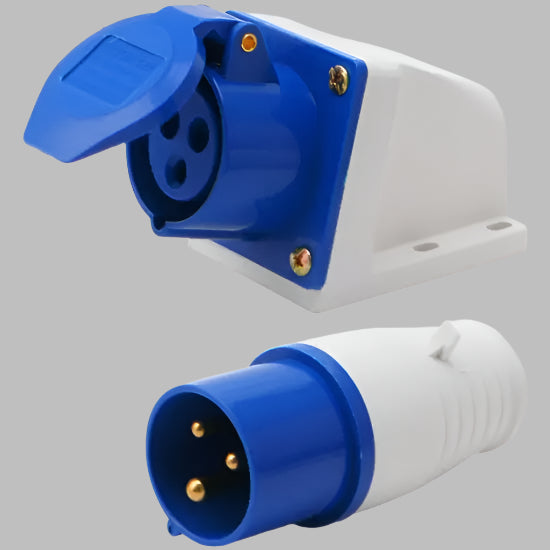 CNC Industrial Plug & Sockets (Pair) in Pakistan - 3 Pin P+N+E