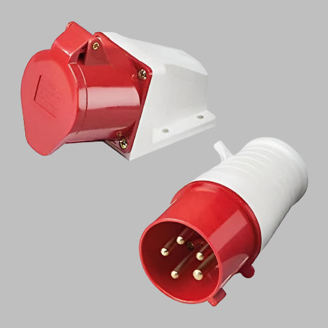 CNC Industrial Plug & Sockets (Pair) in Pakistan - 3 Pin P+N+E thumbnail 2