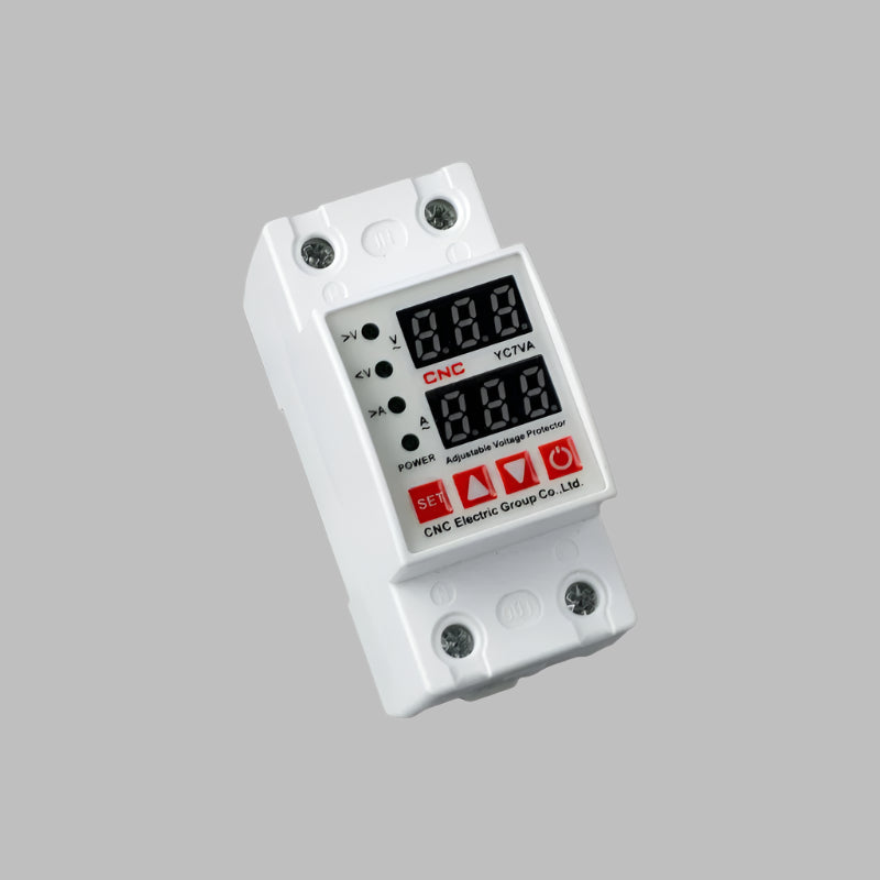 CNC YC7VA 2in1 2Pole Adjustable Over and Under voltage & Current Protector in Pakistan thumbnail 2