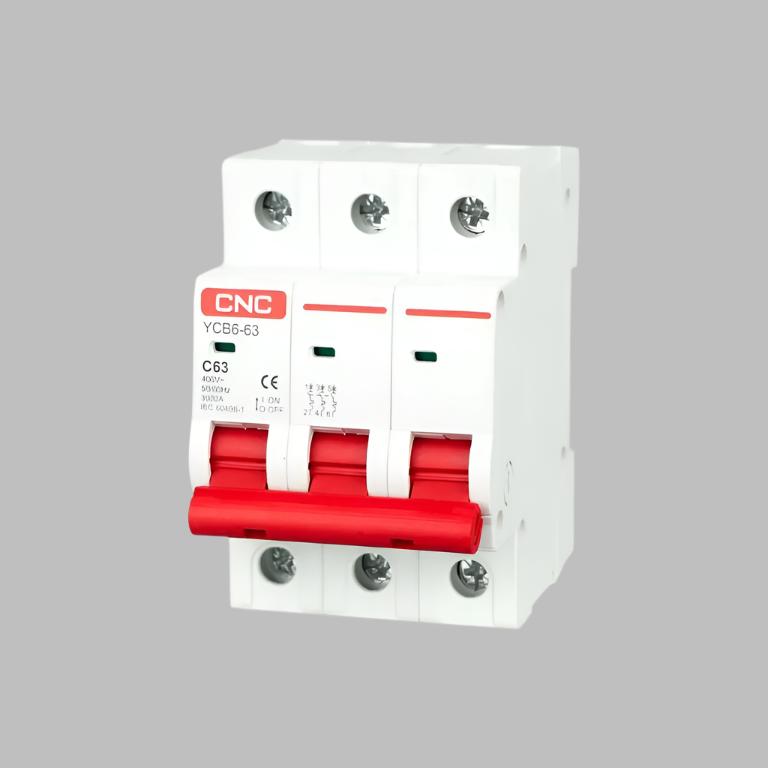 CNC YCB7-63N 3-Pole AC Miniature Circuit Breaker in Pakistan - 40A