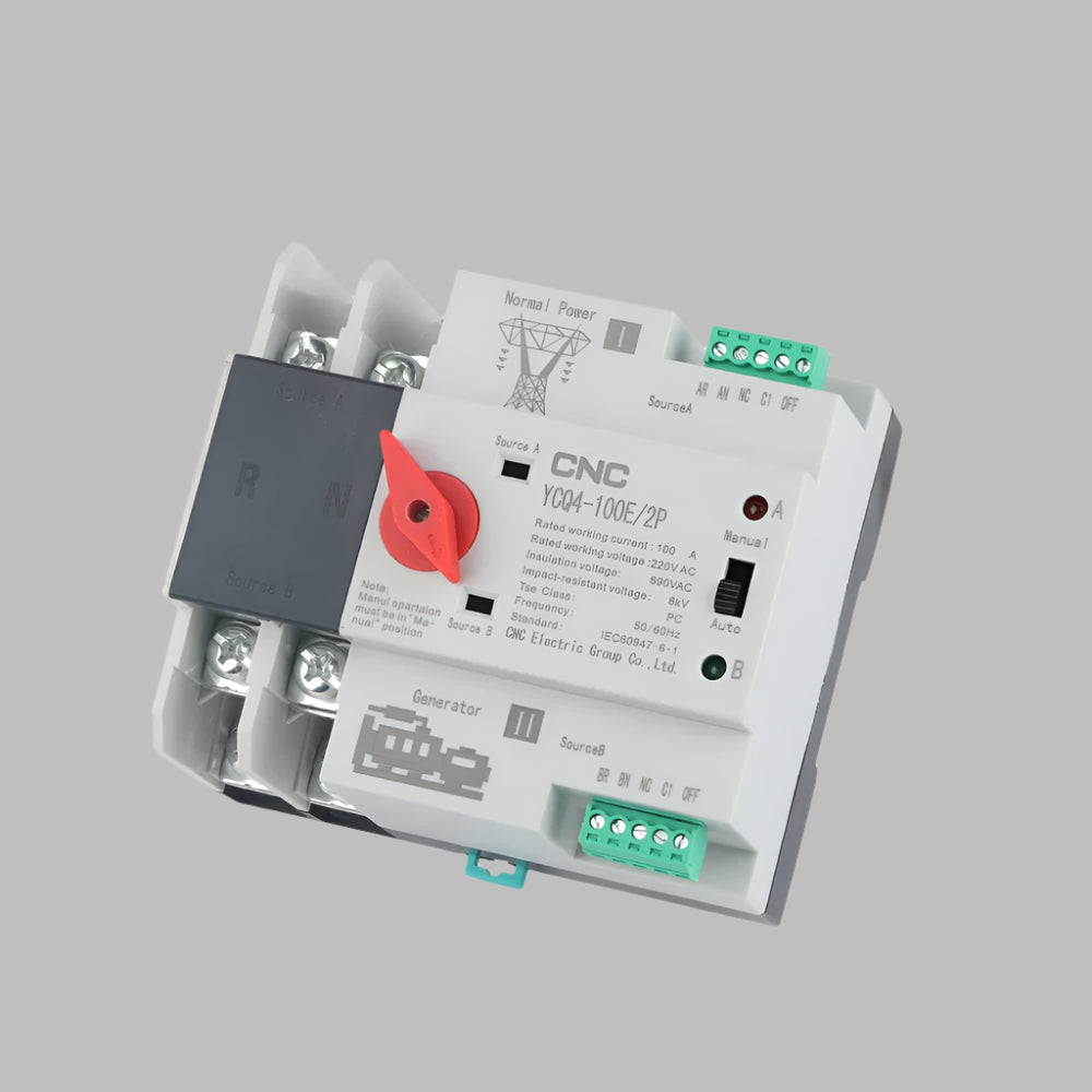 CNC YCQ4-100E/2Pole ATS Dual Power Automatic Transfer Switch in Pakistan thumbnail 2