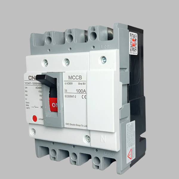 CNC YCM7-125 4-Pole AC MCCB Molded Case Circuit Breakers in Pakistan - 100A thumbnail 2