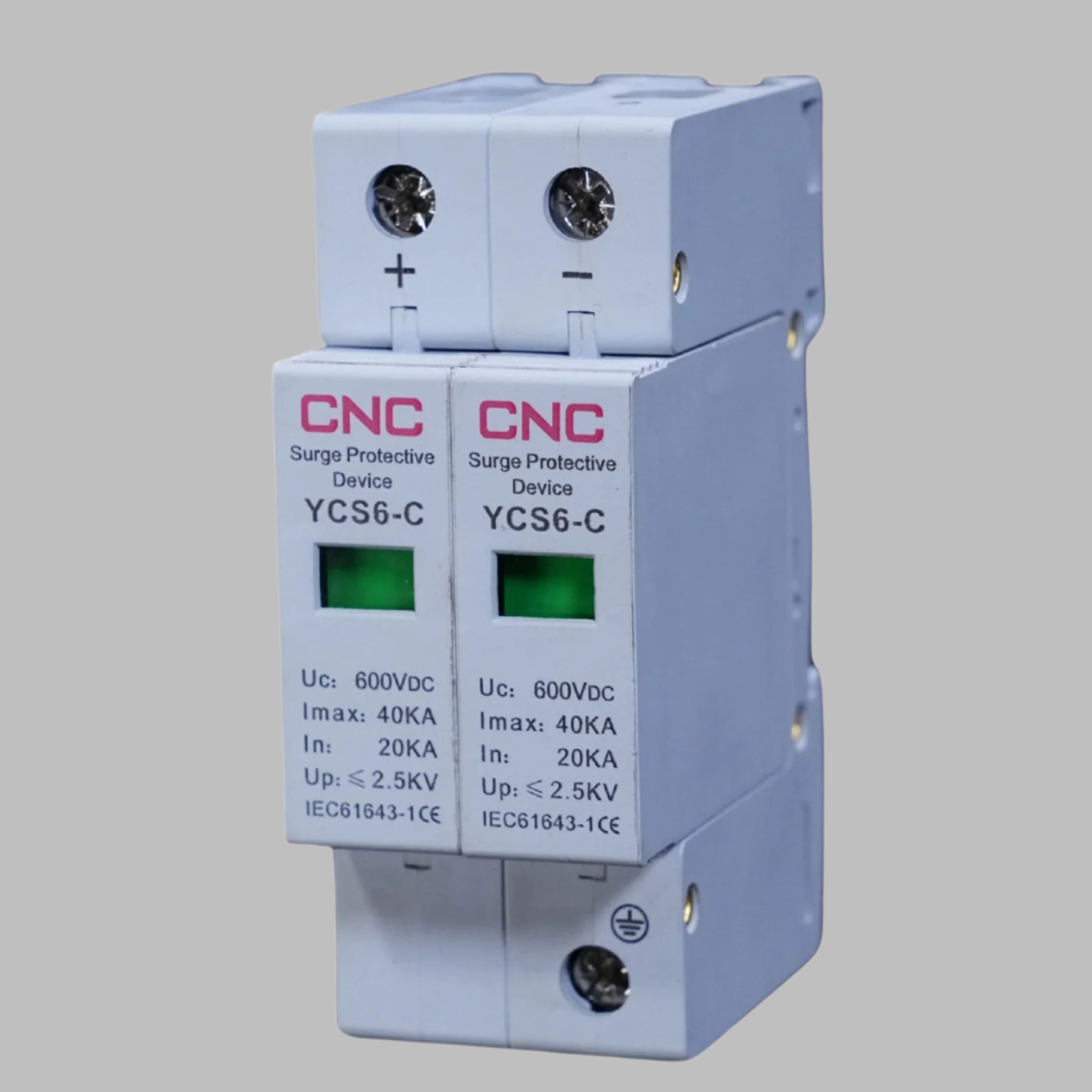 CNC YCS6-C 2-Pole SPD Surge Protection Devices in Pakistan - 600VDC thumbnail 2
