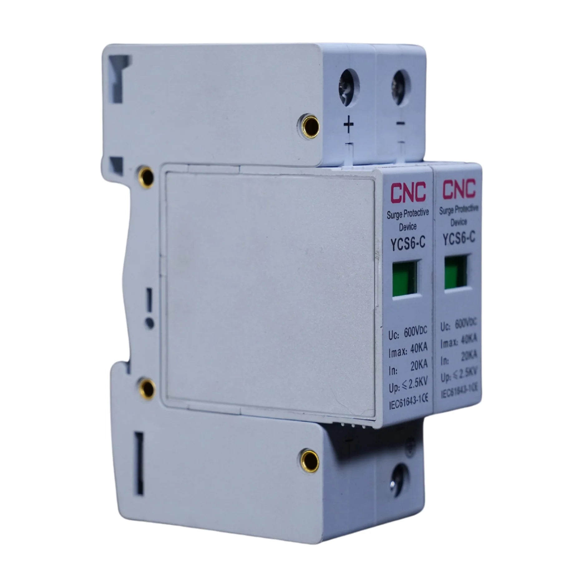 CNC YCS6-C 2-Pole SPD Surge Protection Devices in Pakistan - 1000VDC thumbnail 3