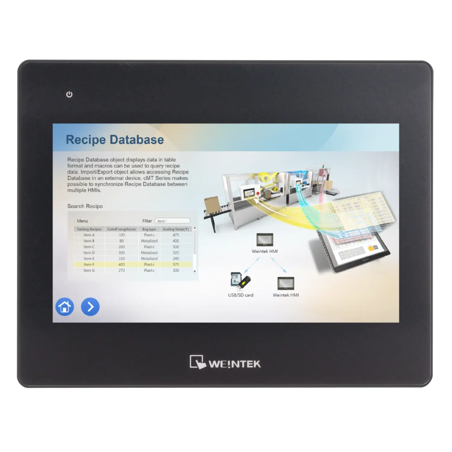 WEINTEK CMT1106X 10.1 inch HMI Display Monitor in Pakistan thumbnail 4