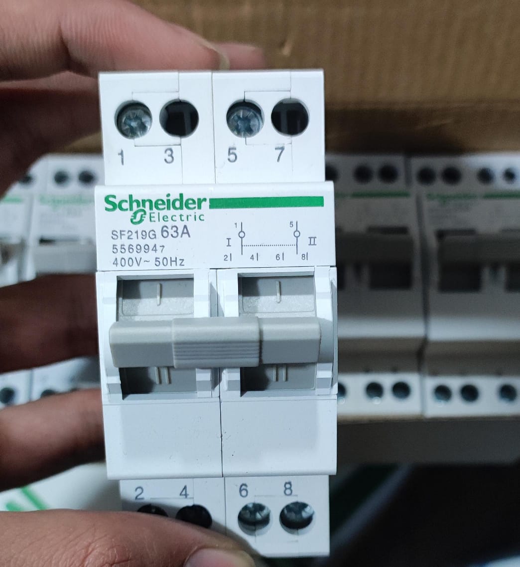 Schneider SF219G 63A 400V AC MCB CHANGE OVER, CIRCUIT BREAKER in Pakistan