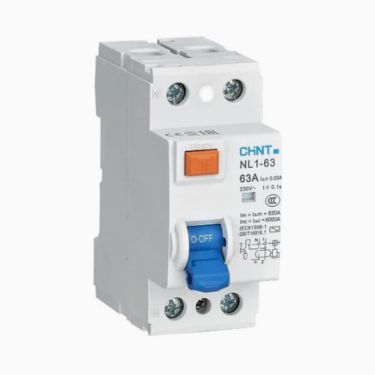 CHINT NL1-63 Residual Current Circuit Breakers (RCCB) in Pakistan - 2 Pole / 300mA / 25A thumbnail 2