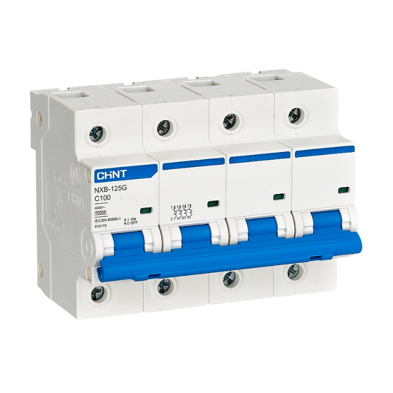 CHINT NXB-125H 4 POLE Miniature Circuit Breaker in Pakistan - 100 Amp