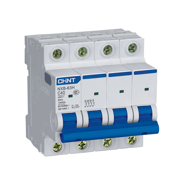 CHINT NXB-63H 4 POLE Miniature Circuit Breaker in Pakistan - 20 Amp