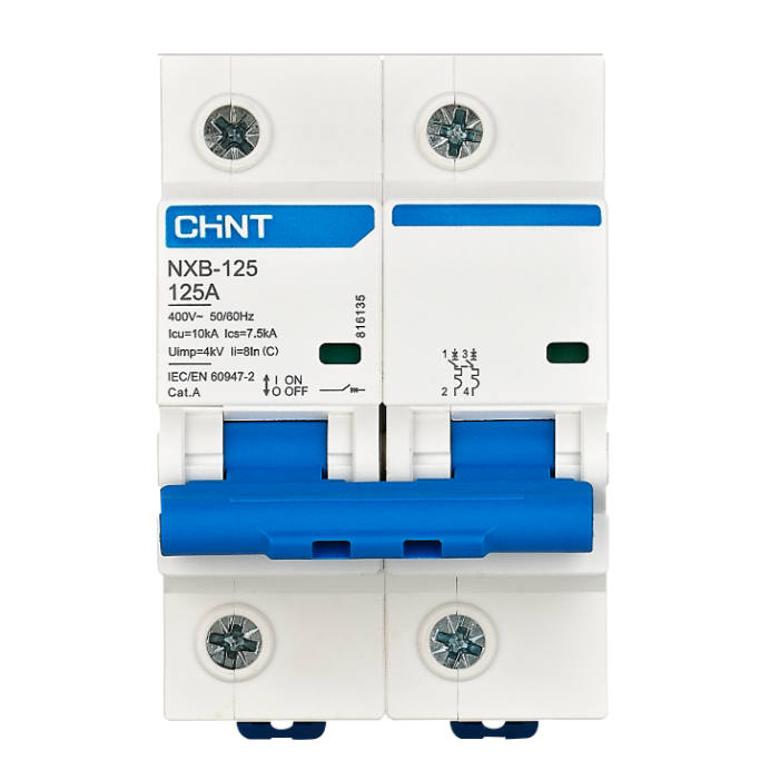 CHINT NXB-125H 2 POLE Miniature Circuit Breaker in Pakistan - 50 Amp