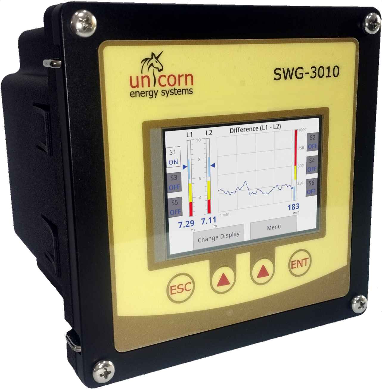 SWG-3010 Water Head Meter – Update of SWG-2010 Model, Absolute and Differential Water Level Meter and Controller for Industrial Use