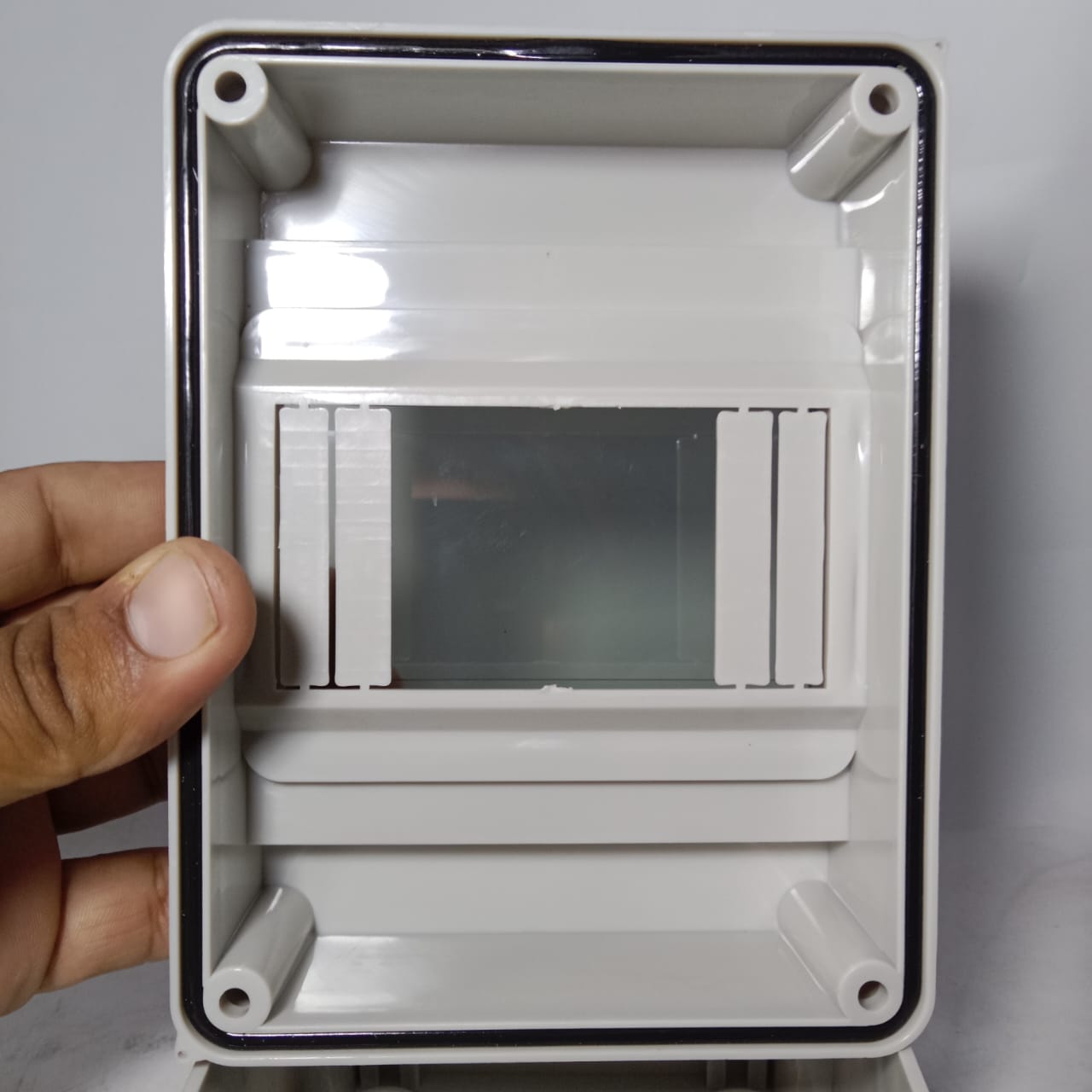 1SUN Electric HT 5WAY Weatherproof Power Distribution Circuit Breaker Protection Box Transparent Cover, DIN Rail in Pakistan thumbnail 5
