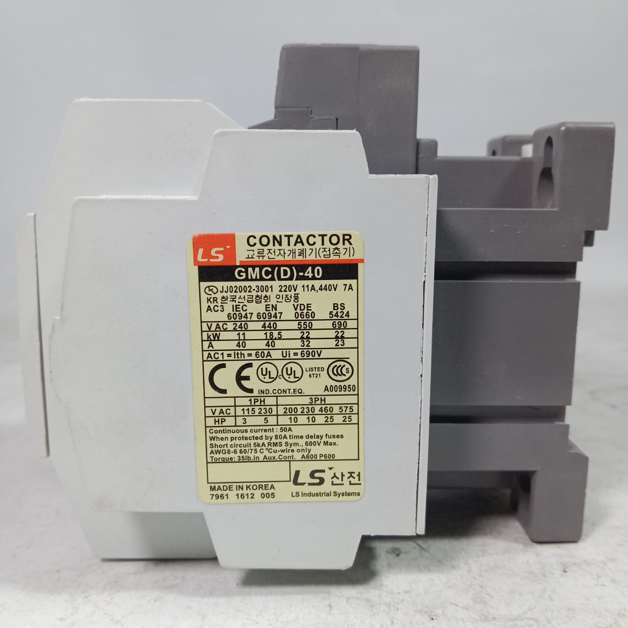 LS GMC-40 3-Pole MAGNETIC CONTACTOR in Pakistan thumbnail 6