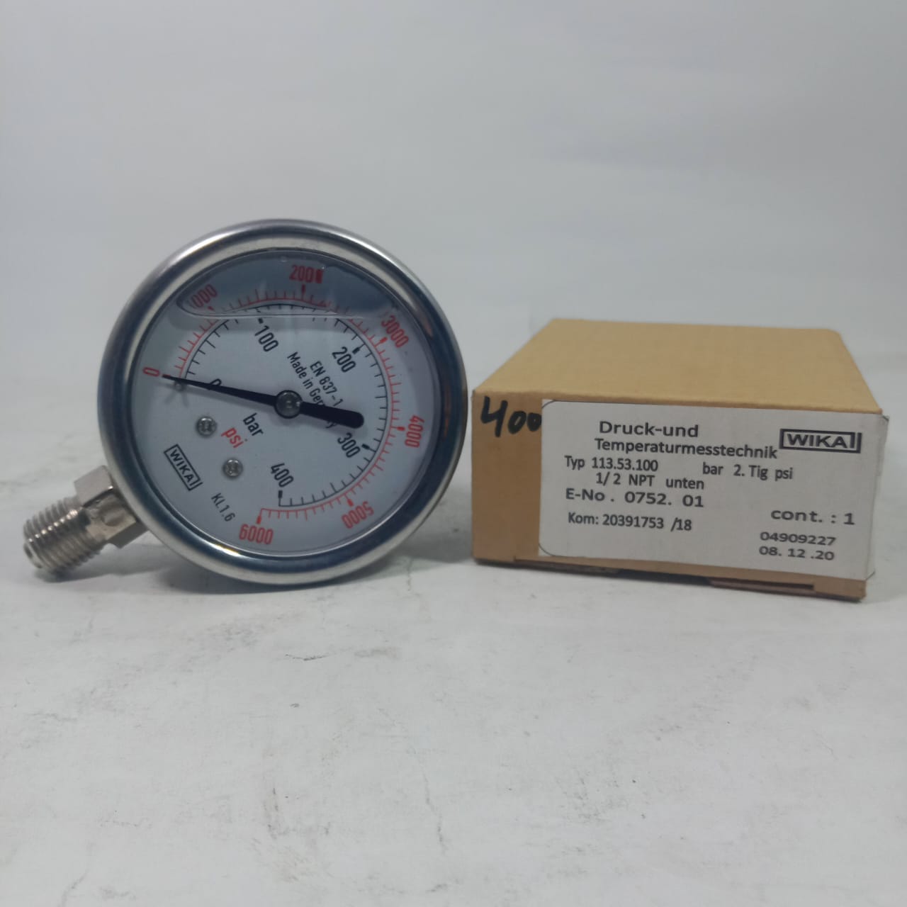 Pressure Gauges 2.5 inch dial bottom  in Pakistan - 10 bar thumbnail 3