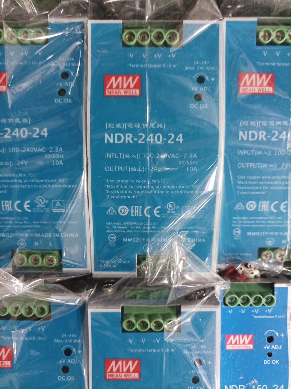 MEAN WELL NDR-240-24 24VDC 10A 240W Industrial DIN Rail Power Supply in Pakistan - NDR-240-48 thumbnail 2