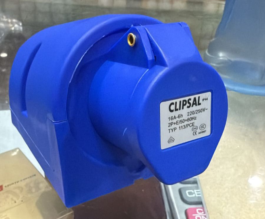 CLIPSAL TYP 113/PCE CEE-Connector and CEE Wall-Mounted Socket in Pakistan - 16A/3P thumbnail 3