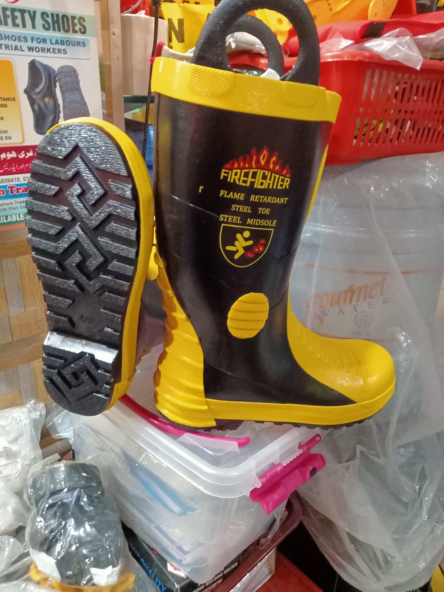 HARVIK Firefighter Safety Boots - Electrical Shockproof & Heat Resistant