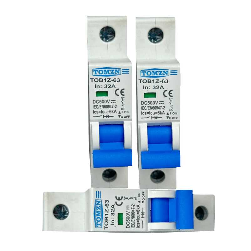 TOMZN TOB1Z-63 32A DC 500V Automatic Circuit Breaker MCB in Pakistan thumbnail 3