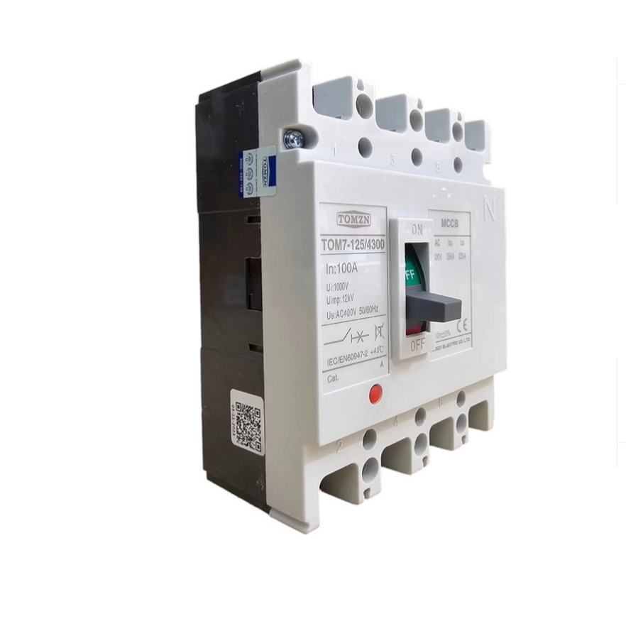 TOMZN TOM7-125/4300 MCCB 100A 4 Pole Circut Breaker in Pakistan - 150A thumbnail 3
