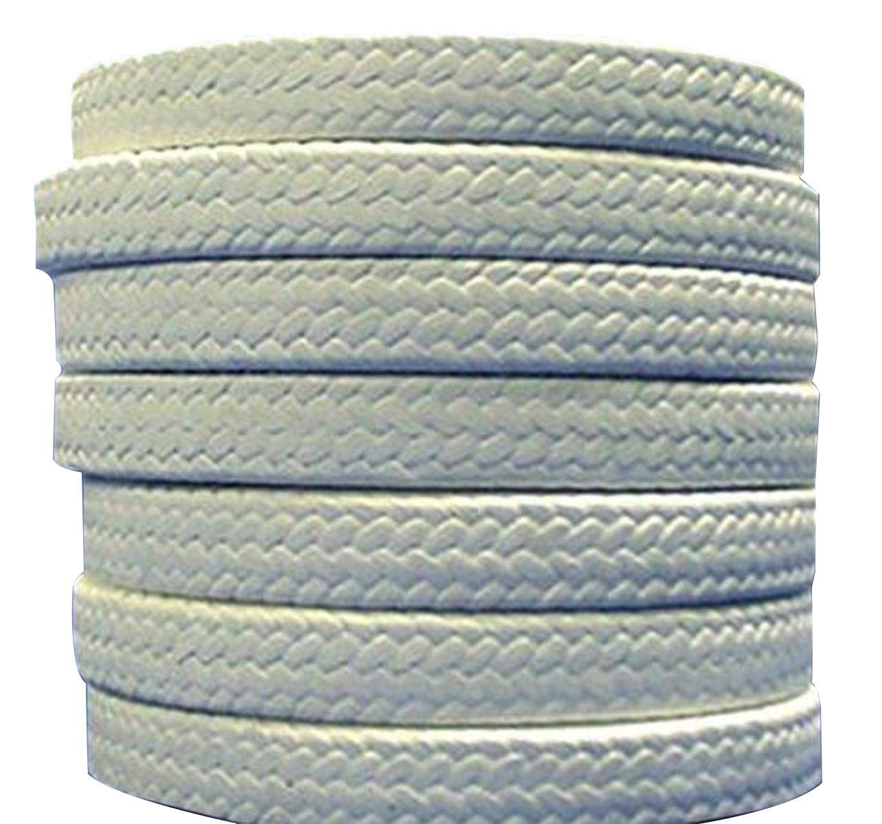 White Teflon Gland Packing Rope, For Pump, Valve Packaging per kg rate in Pakistan - 8mm thumbnail 2