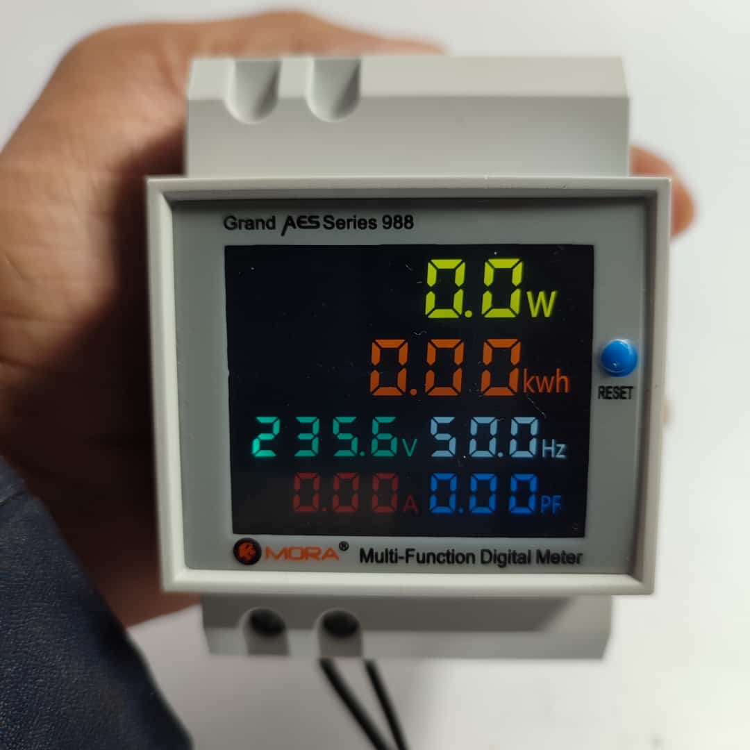 MORA 6 in 1 Din Rail Electric Energy Meter in Pakistan thumbnail 2