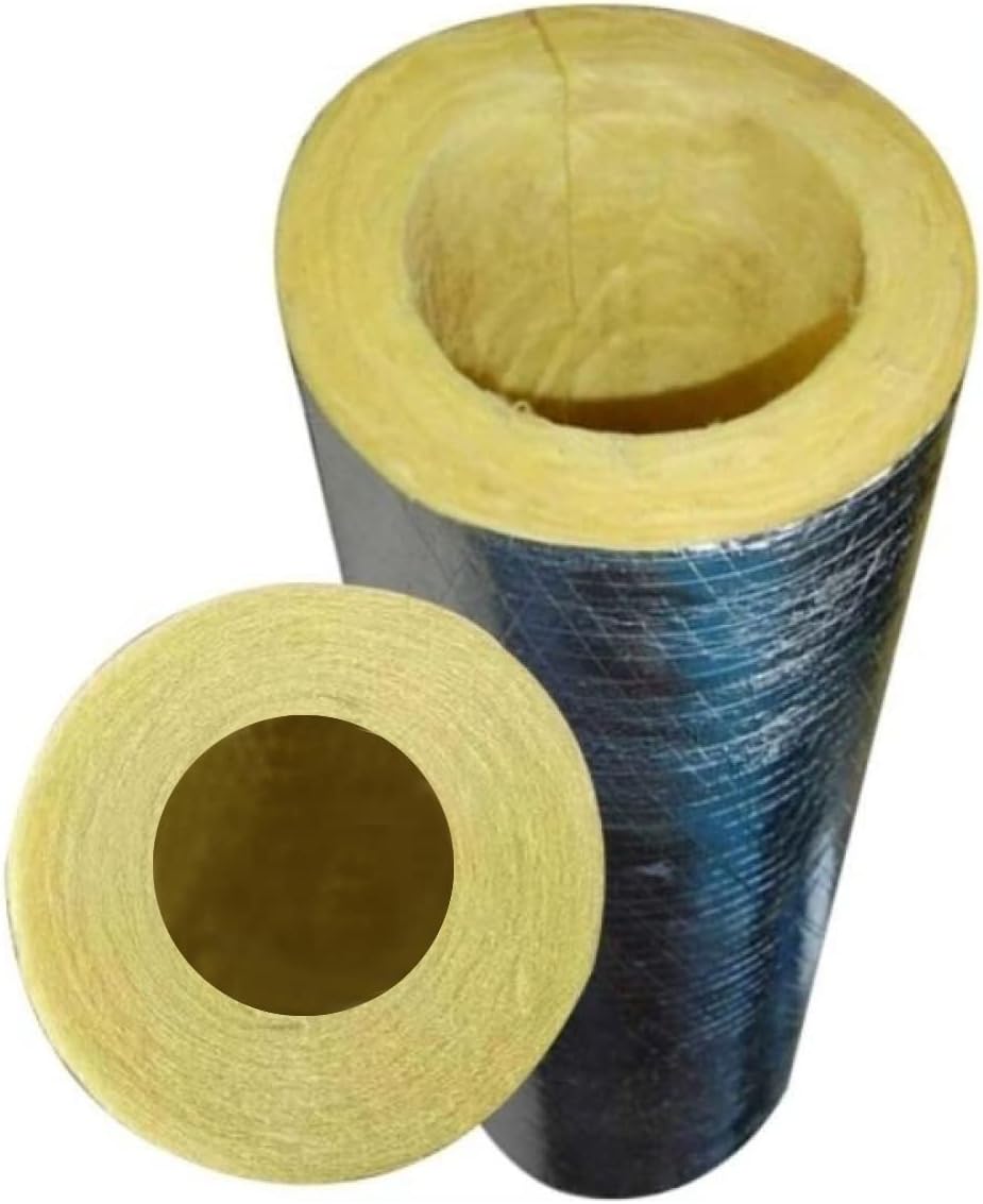 Glass Wool Thermal Insulation Tube Shell 1 inch thicknes  in Pakistan - 5"/2"