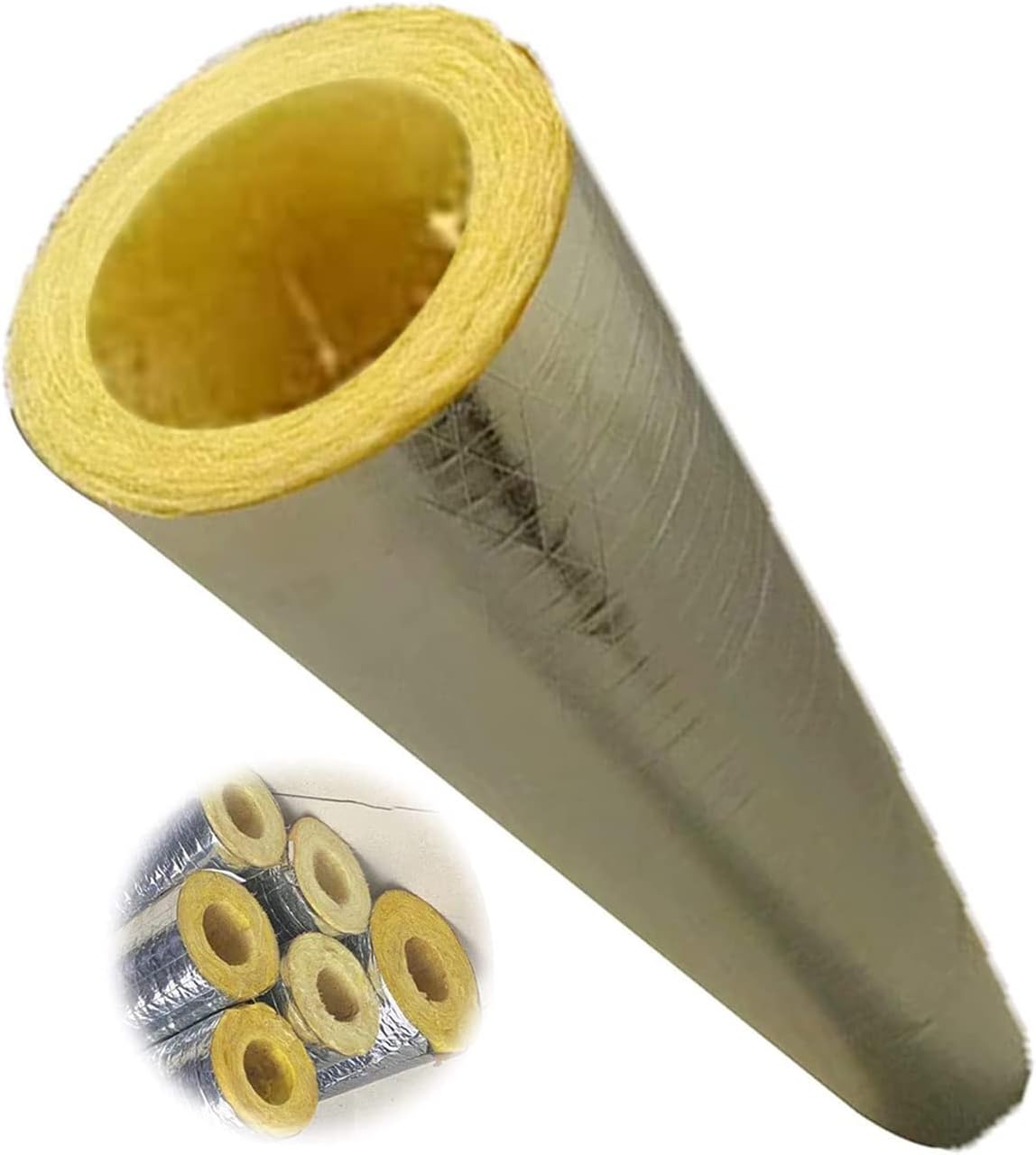 Glass Wool Thermal Insulation Tube Shell 1 inch thicknes  in Pakistan - 5"/2" thumbnail 4