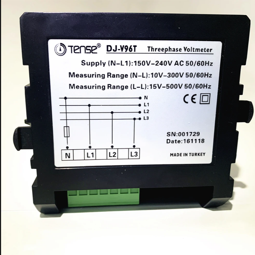TENSE DJ-V96T 3 Phase AC Digital Voltmeter in Pakistan thumbnail 3