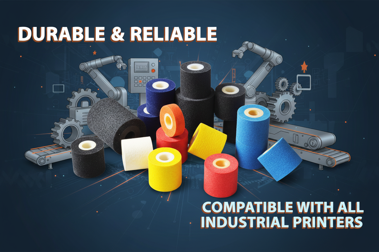 Industrial Hot Ink Roll | Coding & Date Printing Ink Roll in Pakistan - 36×40/ black