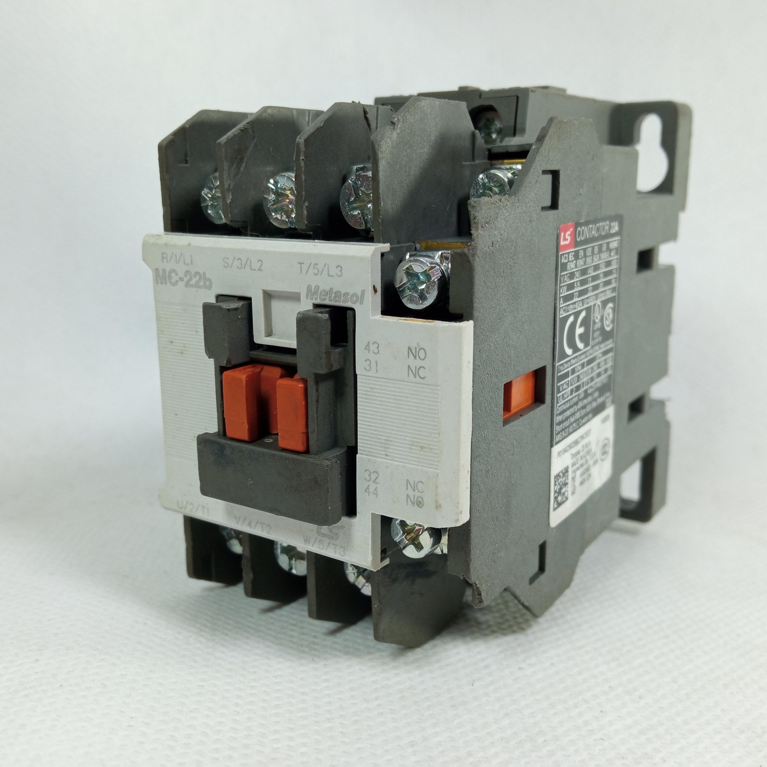 MC-22B-11-AC120, Contactor, 22 Amp, 120VAC thumbnail 3