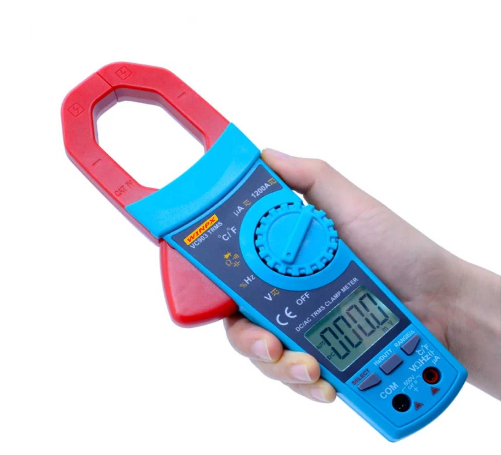 WINPEX VC903 Digital AC DC Clamp Meter in Pakistan thumbnail 2